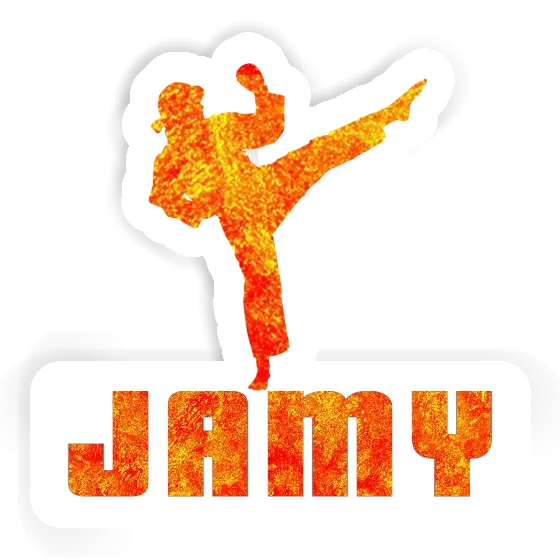 Sticker Jamy Karateka Notebook Sticker Jamy Karateka Notebook Image