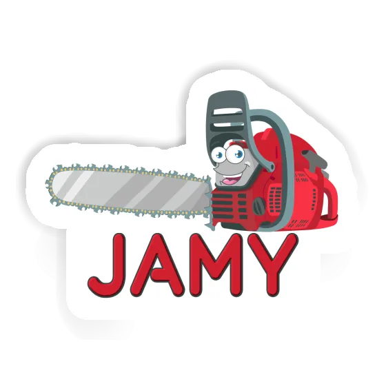 Sticker Jamy Chainsaw Laptop Image
