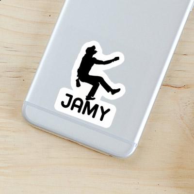 Aufkleber Jamy Kletterer Image