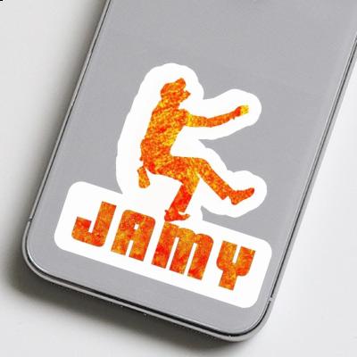 Aufkleber Kletterer Jamy Image