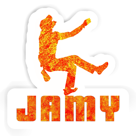 Aufkleber Kletterer Jamy Laptop Image