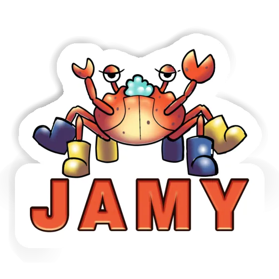 Sticker Crab Jamy Laptop Image