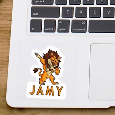 Lion Autocollant Jamy Laptop Image