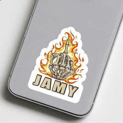 Sticker Mittelfinger Jamy Gift package Image