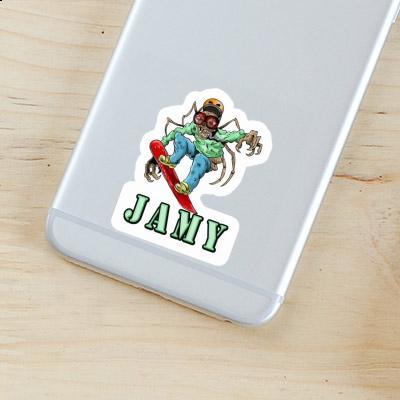 Autocollant Snowboardeur Jamy Image