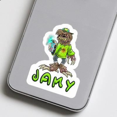 Jamy Autocollant Sprayer Laptop Image