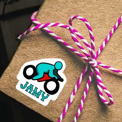 Sticker Motorbike Jamy Notebook Image
