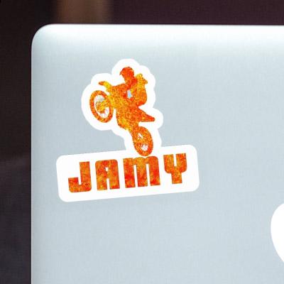 Sticker Jamy Motocross-Fahrer Notebook Sticker Jamy Motocross-Fahrer Gift package Image