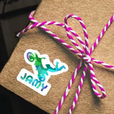 Sticker Jamy Motocross-Fahrer Laptop Sticker Jamy Motocross-Fahrer Laptop Image