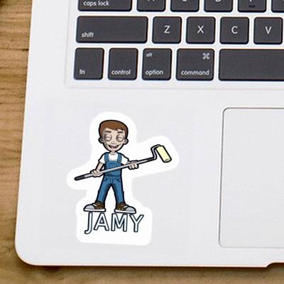 Autocollant Peintre Jamy Notebook Autocollant Peintre Jamy Gift package Image