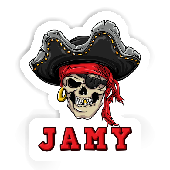 Sticker Jamy Piratenkopf Laptop Image