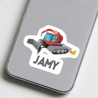 Pistenraupe Sticker Jamy Notebook Image