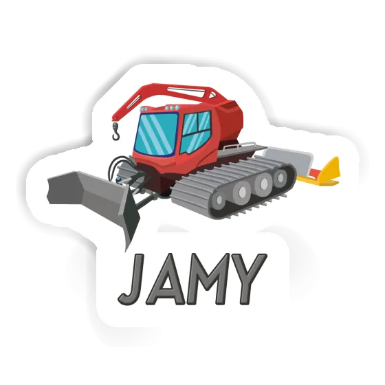Pistenraupe Sticker Jamy Notebook Image