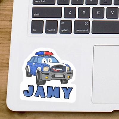 Police Car Sticker Jamy Notebook Police Car Sticker Jamy Notebook Image