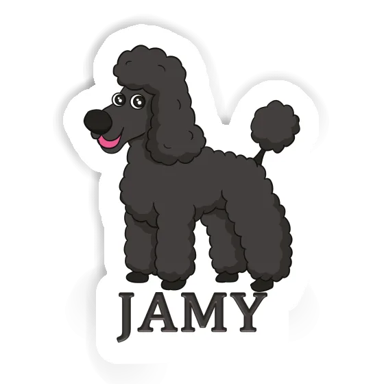 Sticker Jamy Poodle Gift package Image