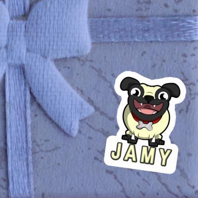 Mops Aufkleber Jamy Mops Aufkleber Jamy Image