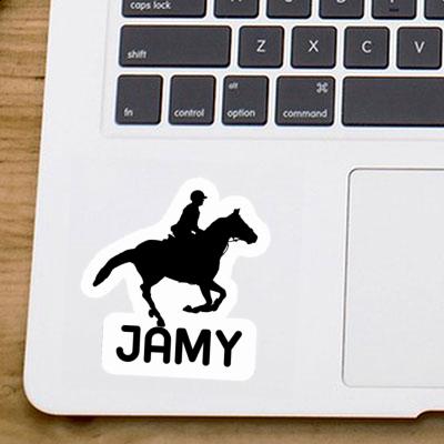 Sticker Horse Rider Jamy Laptop Image