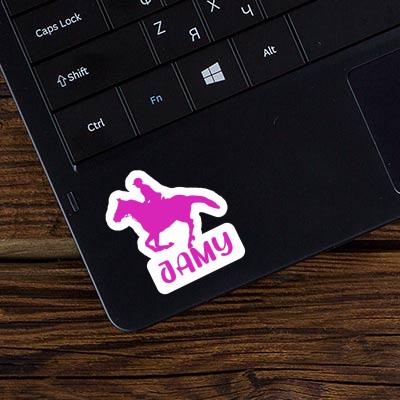 Horse Rider Sticker Jamy Image