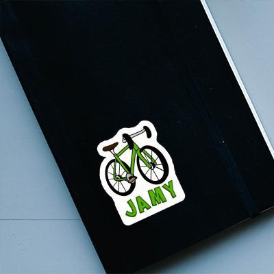 Sticker Racing Bicycle Jamy Notebook Image