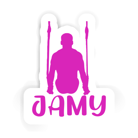 Autocollant Jamy Gymnaste aux anneaux Laptop Autocollant Jamy Gymnaste aux anneaux Laptop Image