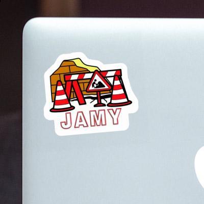 Jamy Sticker Straßenbaustelle Laptop Jamy Sticker Straßenbaustelle Laptop Image