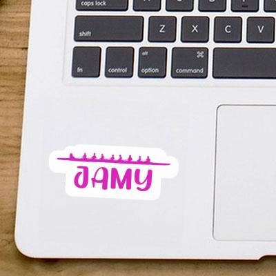 Jamy Sticker Rowboat Laptop Jamy Sticker Rowboat Laptop Image