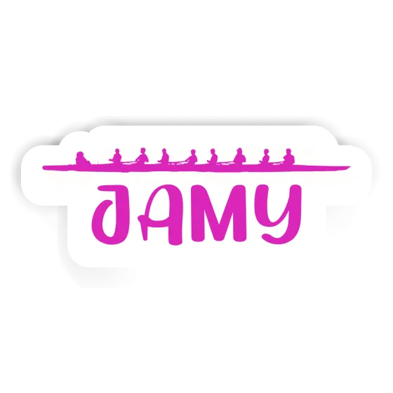 Jamy Autocollant Bateau à rames Jamy Autocollant Bateau à rames Image