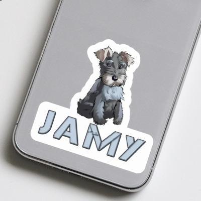Jamy Autocollant Schnauzer Gift package Image