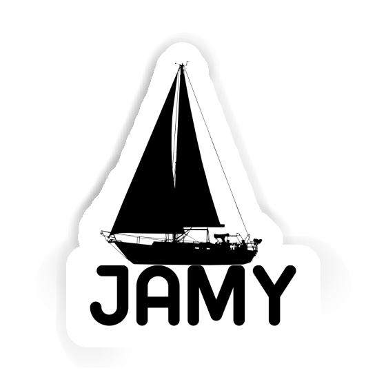 Sailboat Sticker Jamy Gift package Image