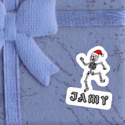 Jamy Autocollant Squelette Gift package Image