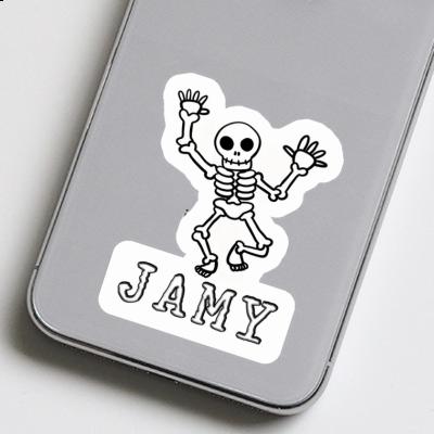 Skeleton Sticker Jamy Laptop Image