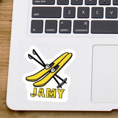Autocollant Ski Jamy Notebook Image
