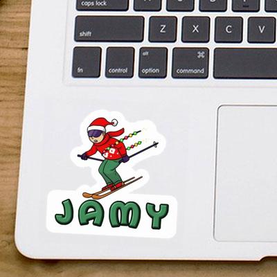 Skifahrer Sticker Jamy Laptop Skifahrer Sticker Jamy Laptop Image