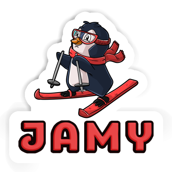 Jamy Sticker Skifahrerin Laptop Jamy Sticker Skifahrerin Laptop Image