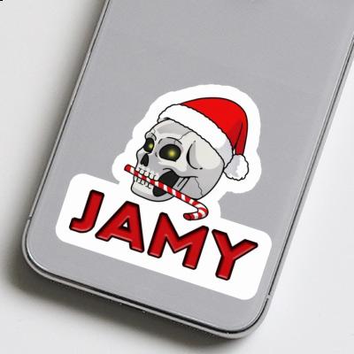 Christmas Skull Sticker Jamy Gift package Image
