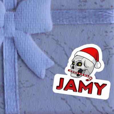 Weihnachtstotenkopf Aufkleber Jamy Laptop Image
