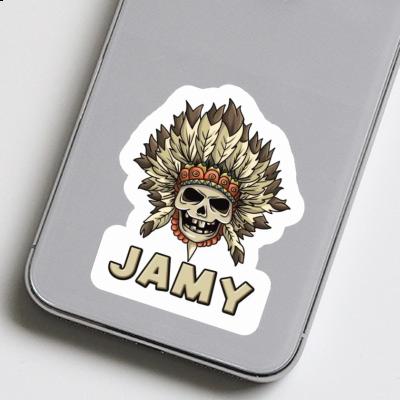 Sticker Jamy Kids Skull Gift package Image