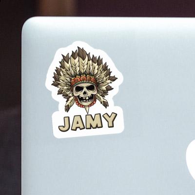 Sticker Jamy Kids Skull Image