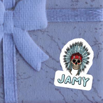 Sticker Jamy Totenkopf Gift package Image