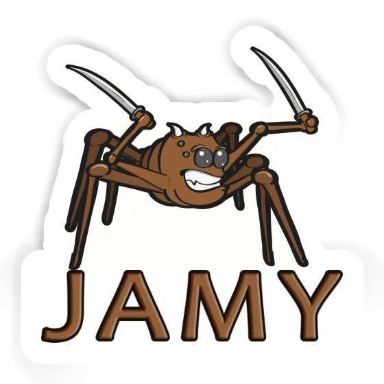 Autocollant Jamy Araignée de combat Notebook Autocollant Jamy Araignée de combat Gift package Image