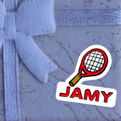 Sticker Tennisschläger Jamy Laptop Image