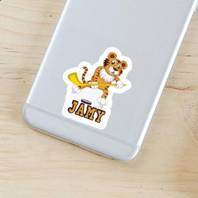 Jamy Sticker Ice-Hockey Player Image