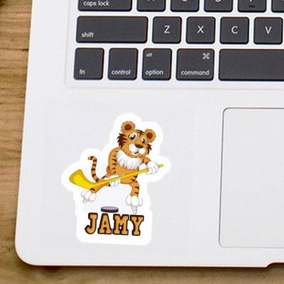 Autocollant Joueur de hockey Jamy Notebook Autocollant Joueur de hockey Jamy Notebook Image