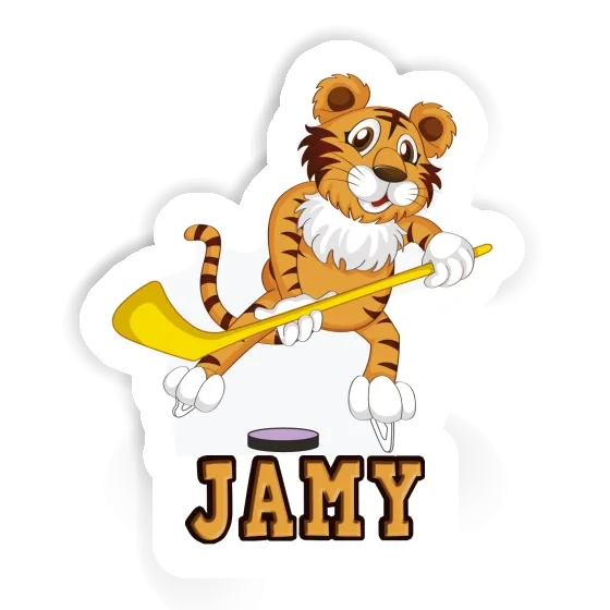 Autocollant Joueur de hockey Jamy Notebook Autocollant Joueur de hockey Jamy Gift package Image