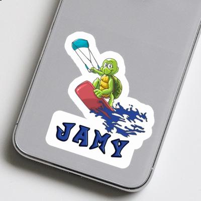 Jamy Sticker Kiter Notebook Image