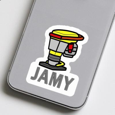 Vibratory tamper Sticker Jamy Notebook Vibratory tamper Sticker Jamy Gift package Image