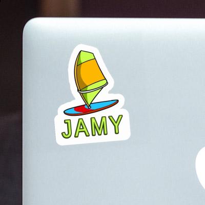 Windsurfsegel Sticker Jamy Laptop Image