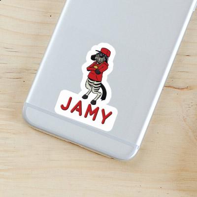 Autocollant Zèbre Jamy Notebook Autocollant Zèbre Jamy Gift package Image