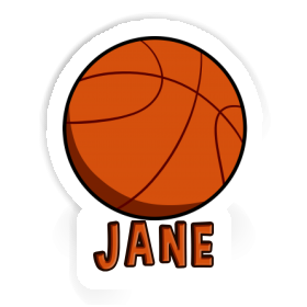 Basketball Ball Sticker Jane Image