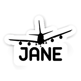 Autocollant Avion Jane Image